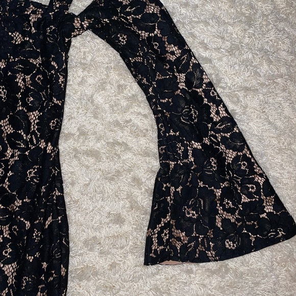 MINK PINK MARSEILLE ASYMMETRICAL LACE DRESS - Picture 8 of 10